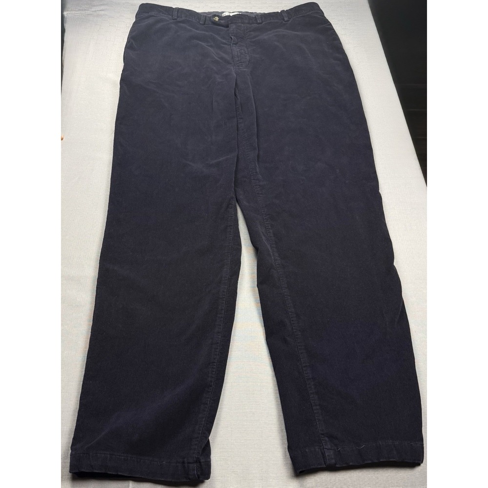 Peter Millar Pants Mens 40x33 Navy Blue Corduroy 5 Pocket Casual Stretch Comfort - Picture 4 of 10